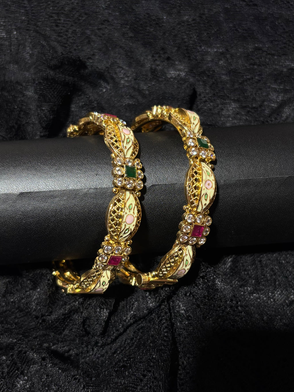 gold plated bangles