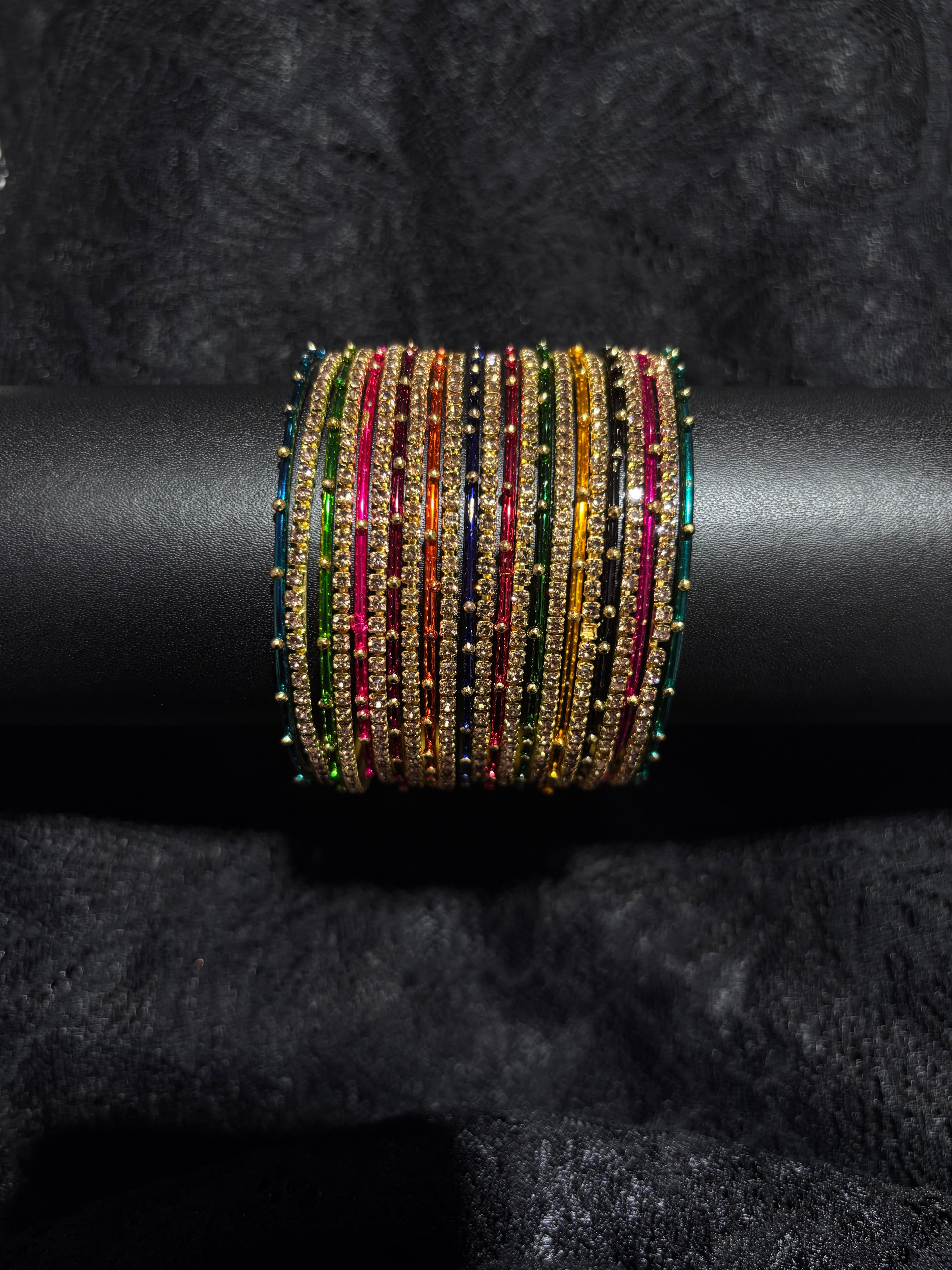 kashmiri multi metal bangles